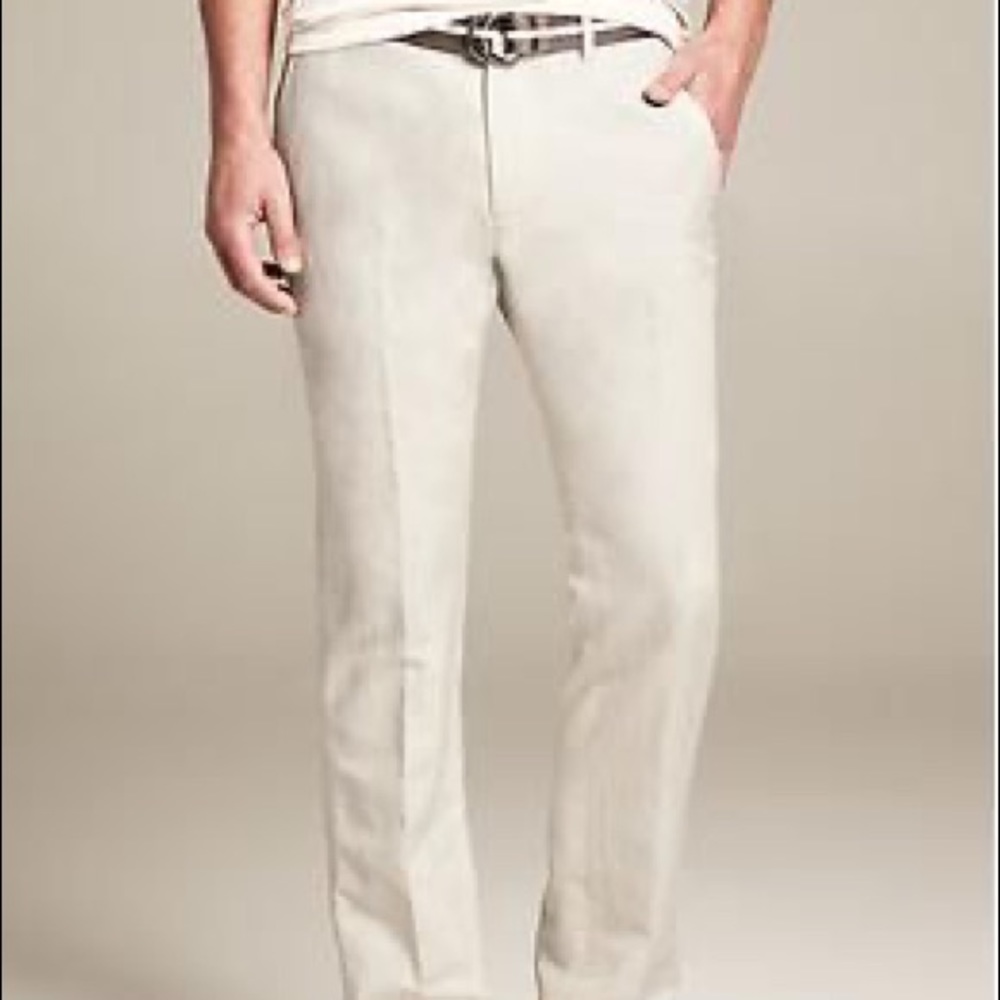 Banana Republic Linen Kentfield Pant